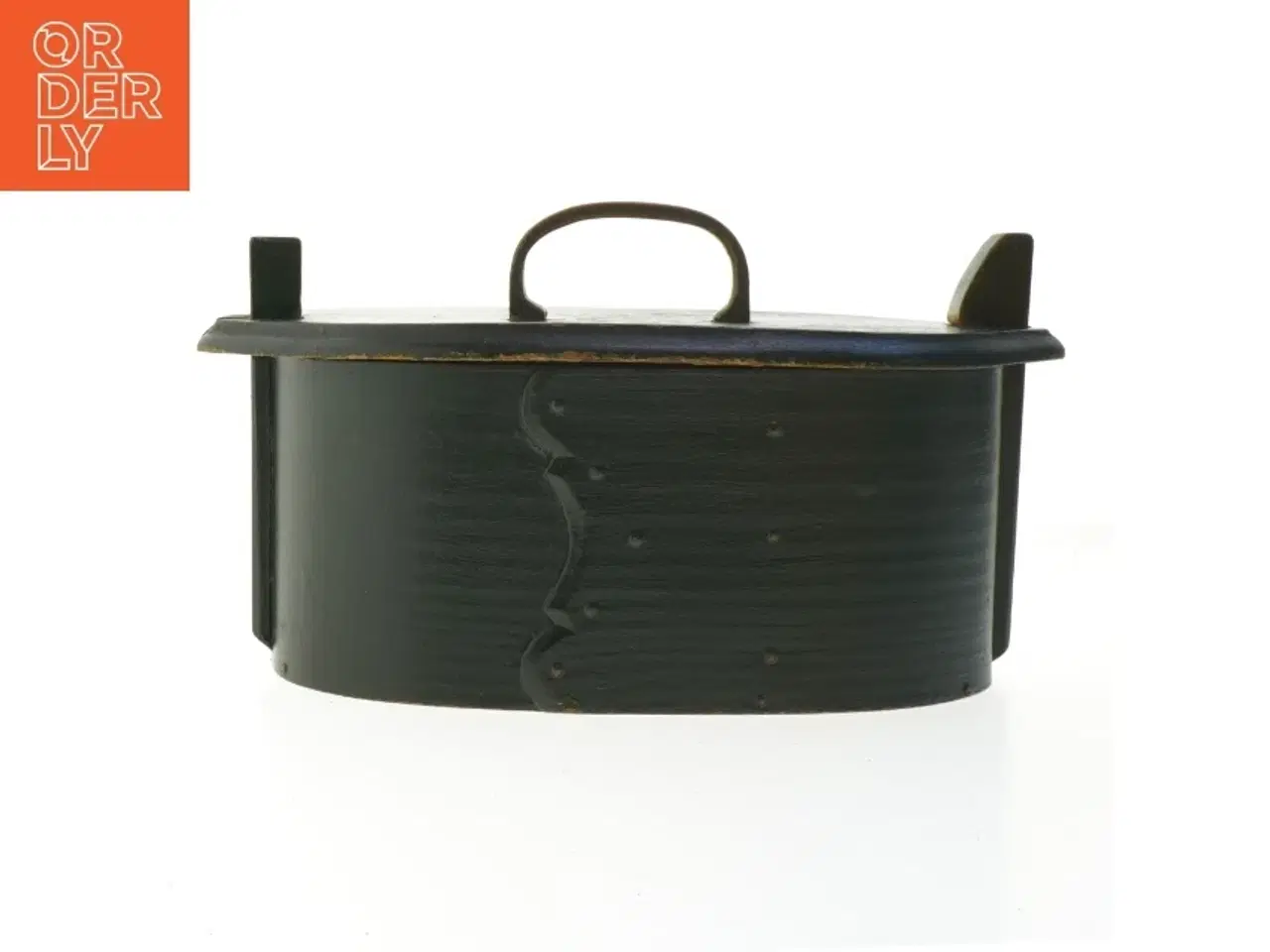 Billede 3 - Dekorativ trækasse med låg (str. 27x13 cm)