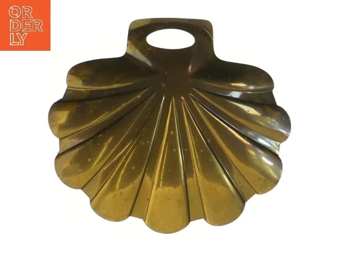Billede 2 - Messing muslingeskål (str. 26x23 cm)