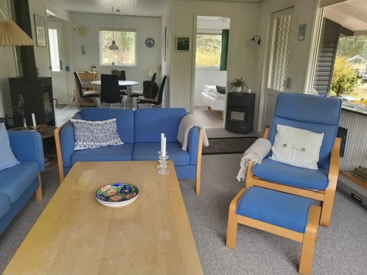 Billede 3 - Sofa 3+2 inkl. stol med skammel