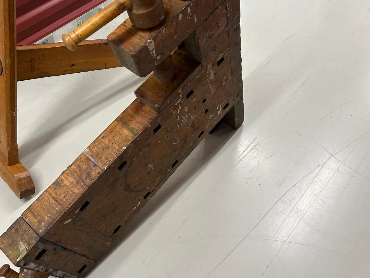 Billede 4 - Antik høvlbænk