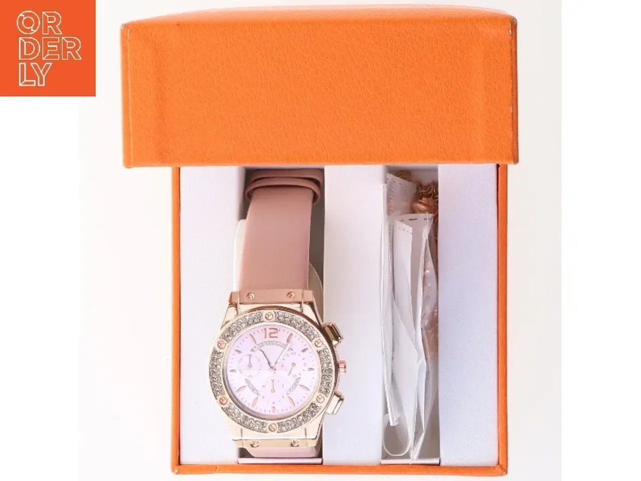 Billede 2 - Ur og armbåndssæt (str. ur ø 4,5 cm, armbånd ø 9 cm)