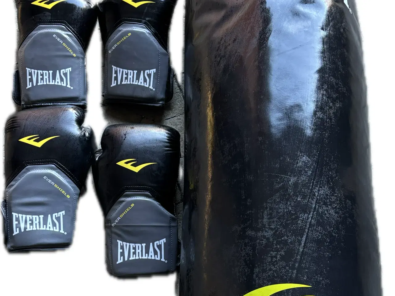 Billede 1 - Everlast boksesandsæk og 2 sæt boksehandsker