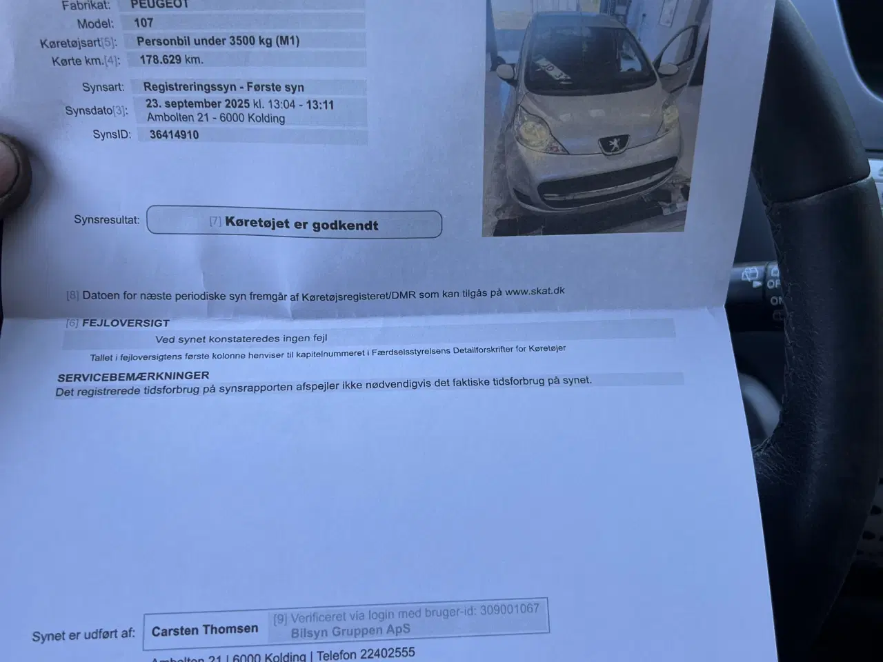 Billede 11 - Peugeot 107 lille øko bil 