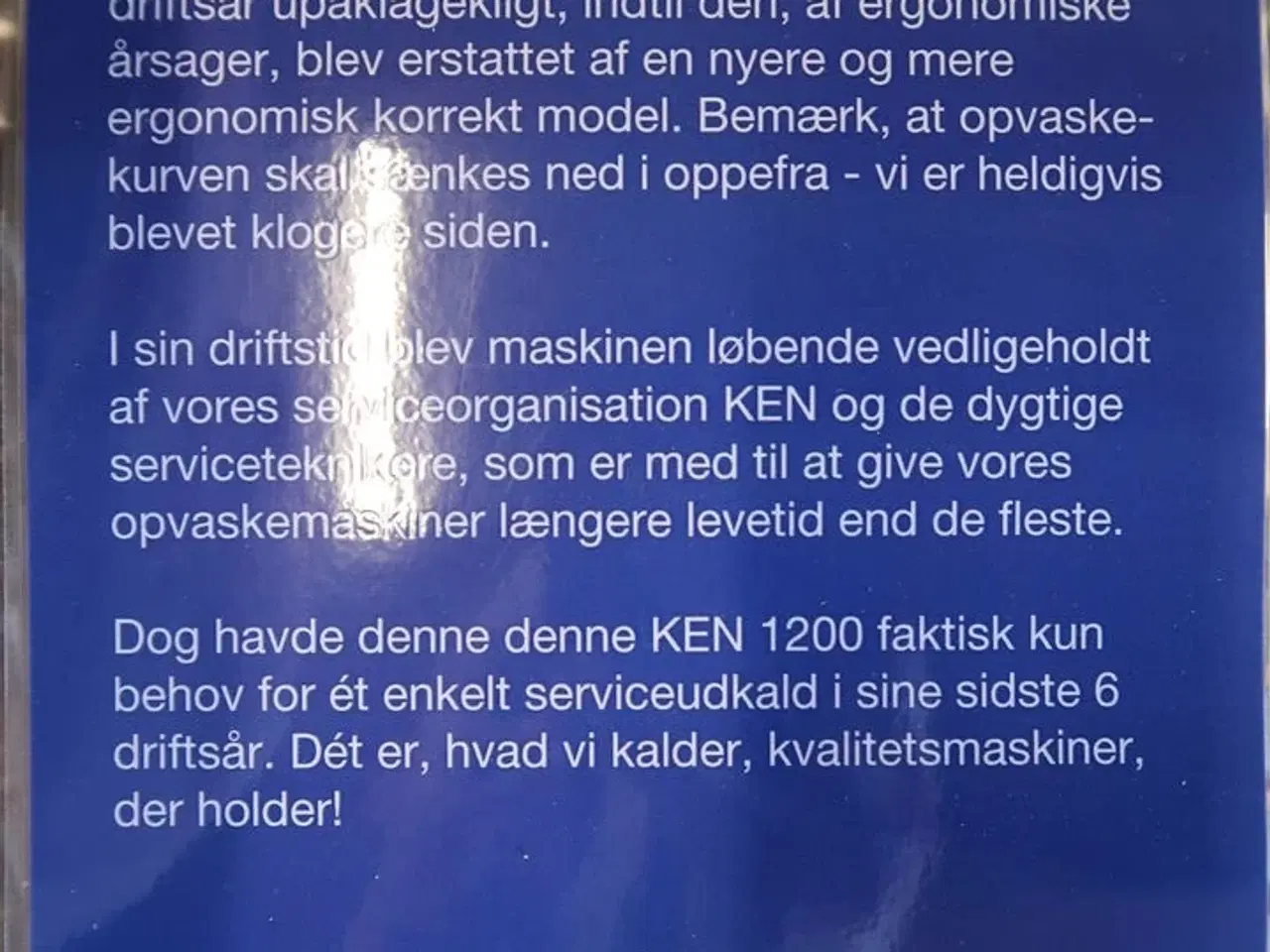 Billede 6 - Opvaskemaskine KEN Type 1200 E