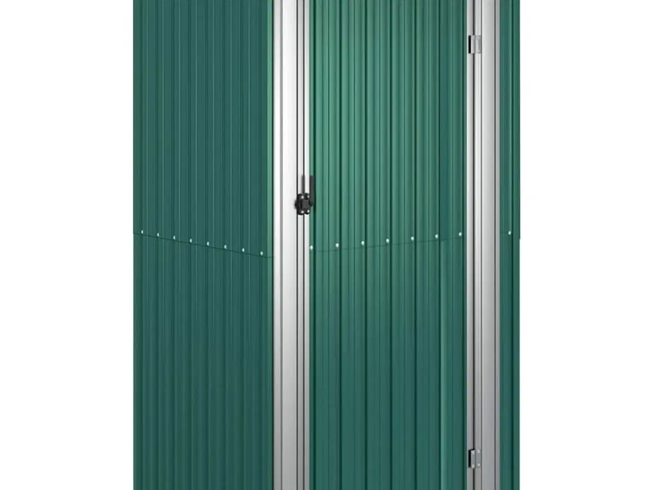 Billede 2 - Haveskur grøn 118,5x97x209,5 cm galvaniseret stål