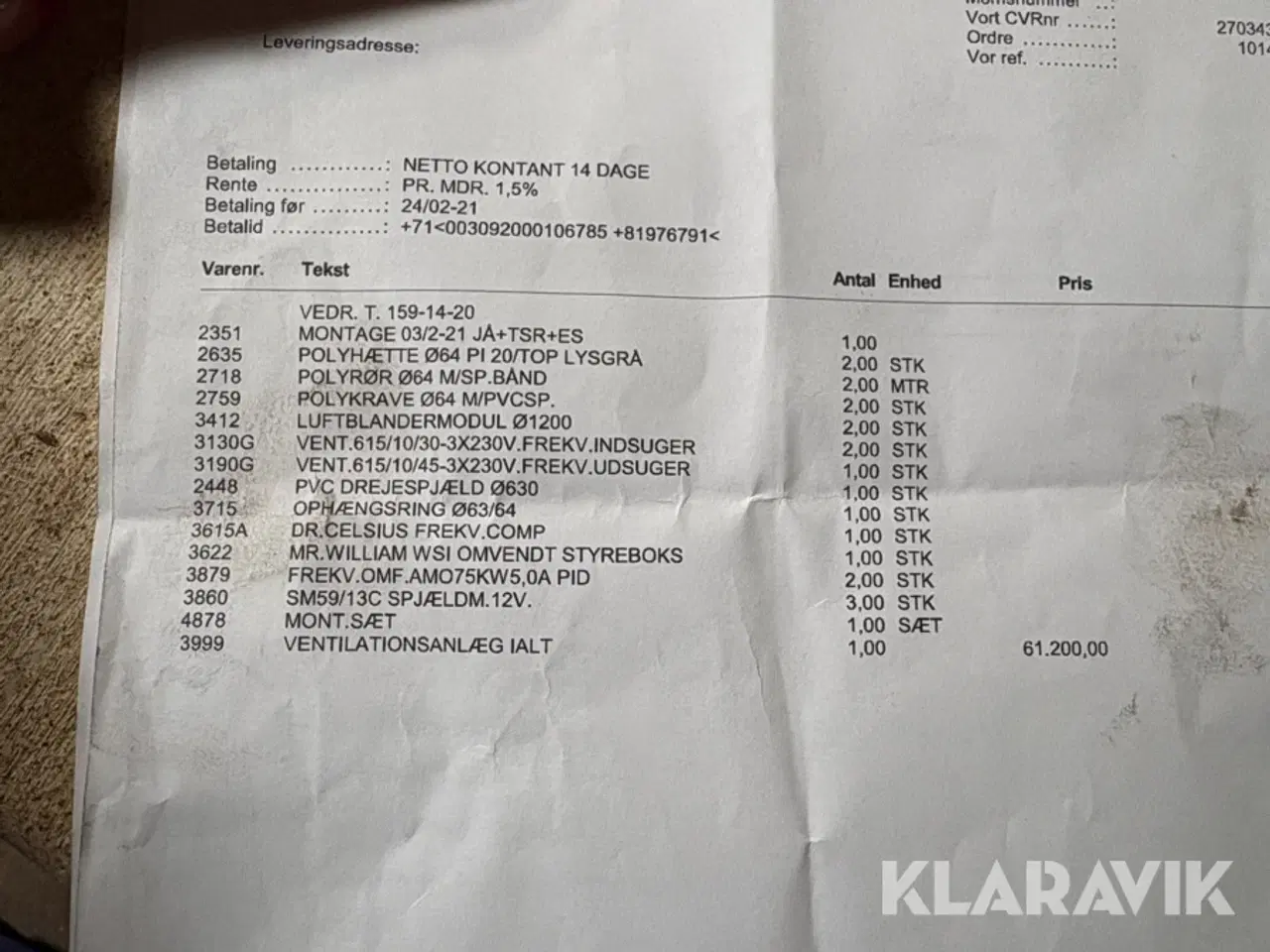 Billede 11 - Ventilationssystem ROTOR komplet med styringsenhed