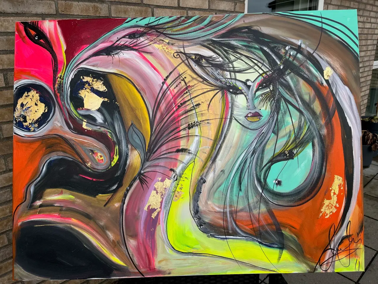 Billede 1 - Akrylmaleri af Marie Christine Middelboe