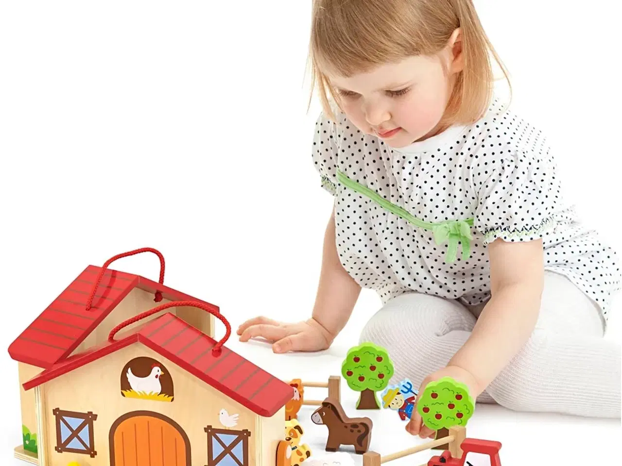 Billede 1 - VIGA Bondegårdssæt - Kreativ leg til børn