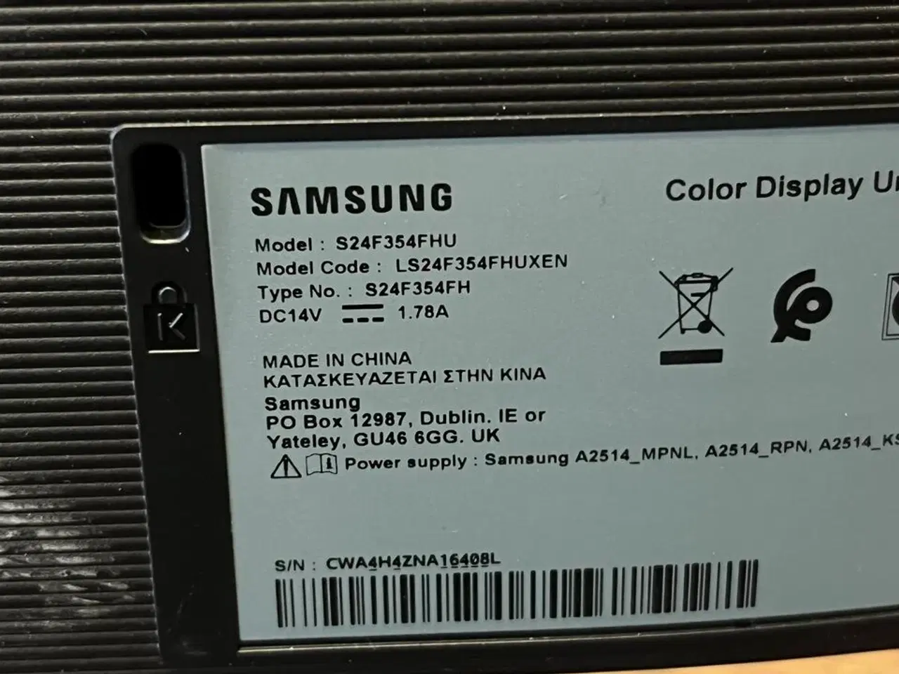 Billede 5 - 3 Stk. Skærme 24"  SAMSUNG S24F354FHU