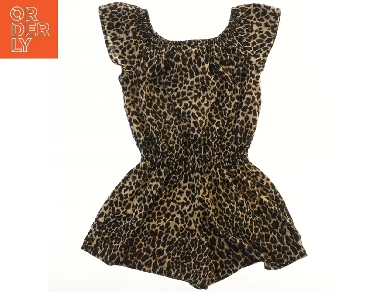 Billede 2 - Kort buksedragt med leopardmønster fra Basic needs (str. 122)