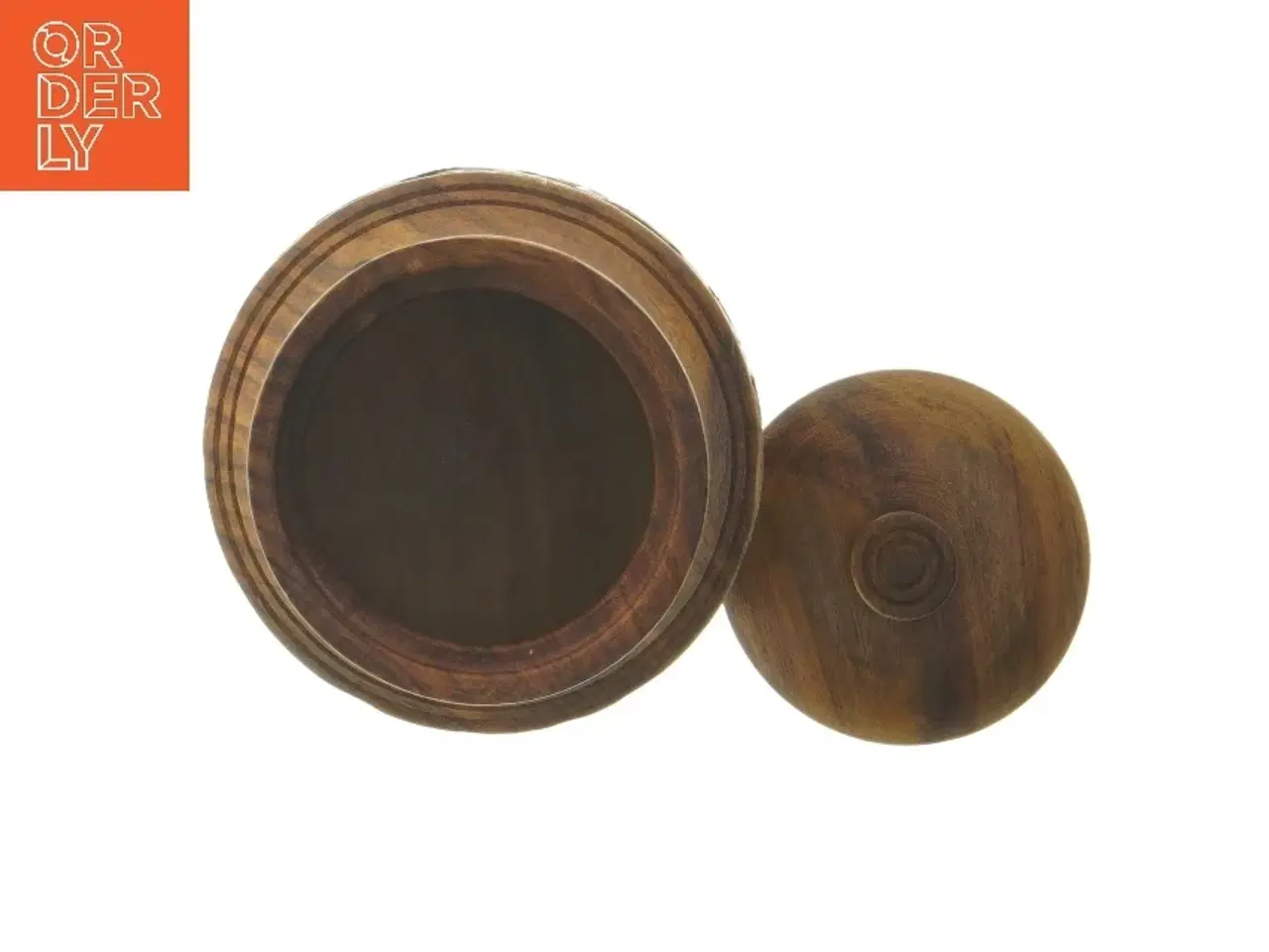 Billede 4 - Trækrukke med låg (str. Ø 8 cm længde 8 cm)