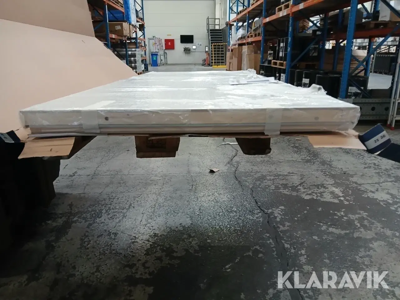 Billede 3 - Dørblad Swedoor klimadør højre hvidmalet BD30/35dB 205