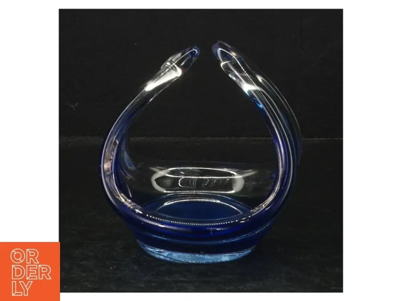 Billede 2 - Blåt glas (str. 11 cm)