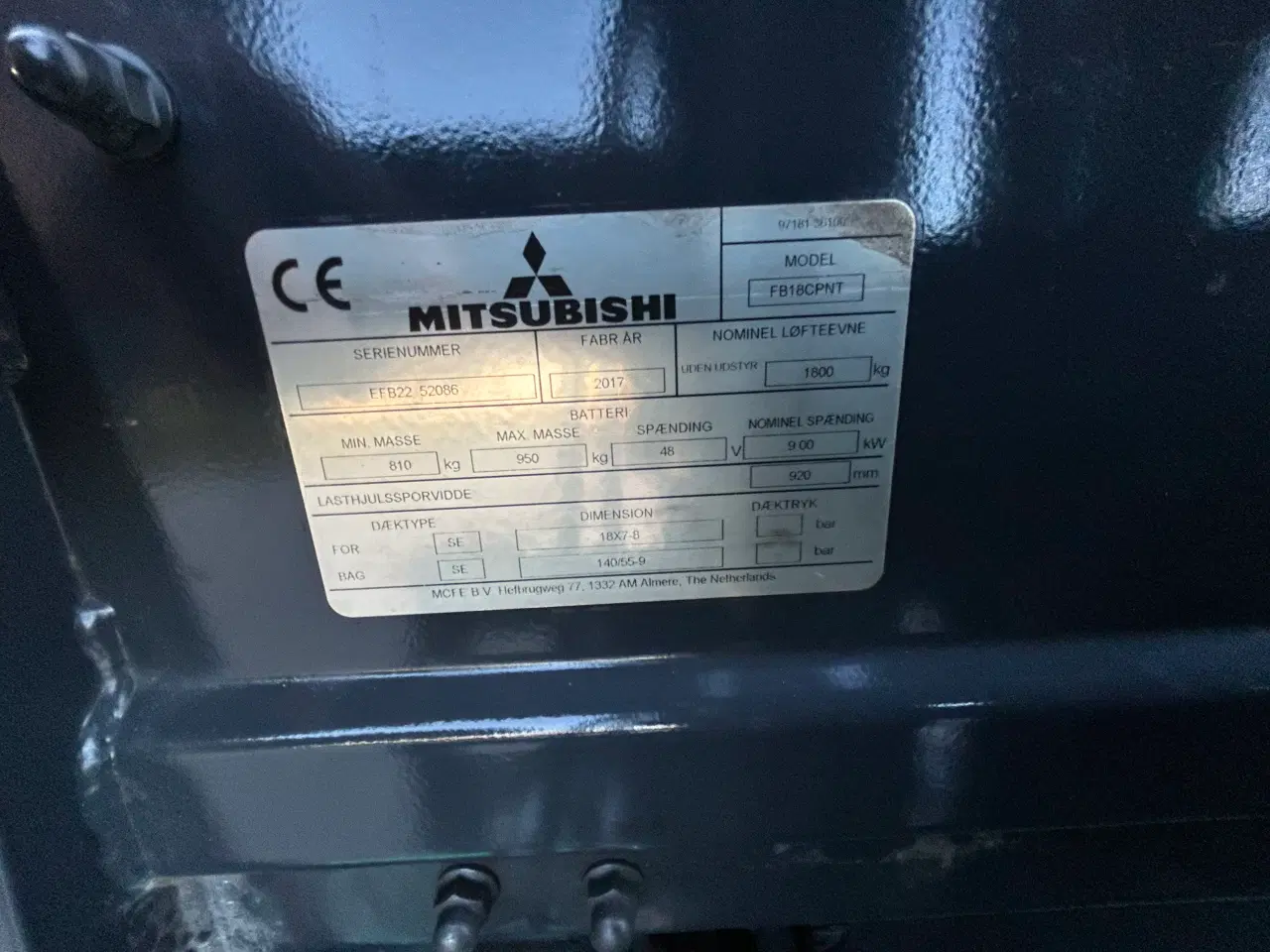 Billede 10 - Eltruck fra 2017 1800 kg 
