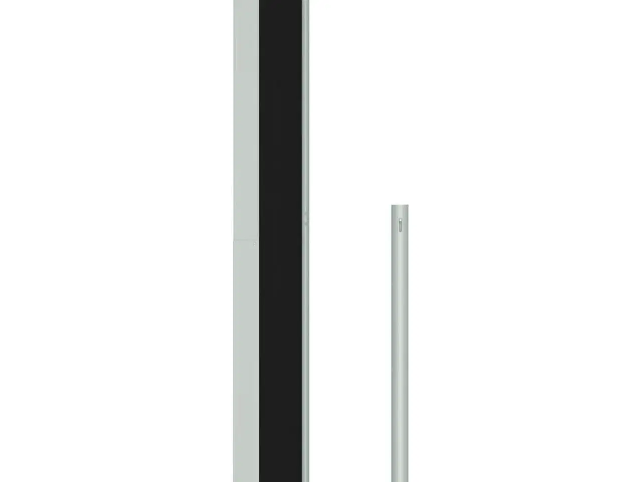 Billede 5 - Sammenrullelig sidemarkise til terrassen 180x500 cm sort