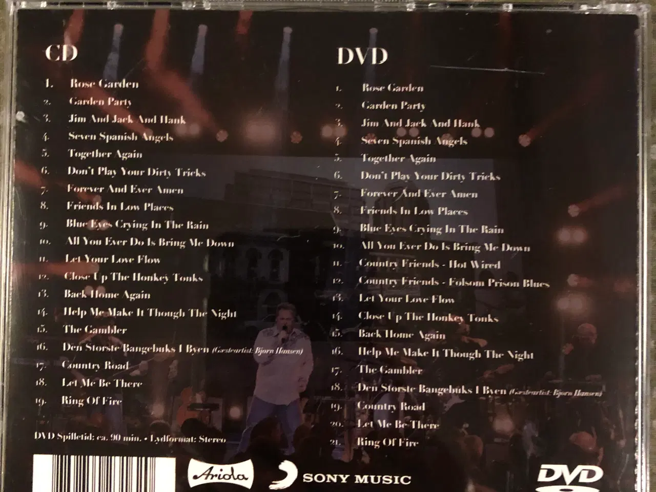 Billede 2 - Johnny Hansen: Country (Live) CD + DVD