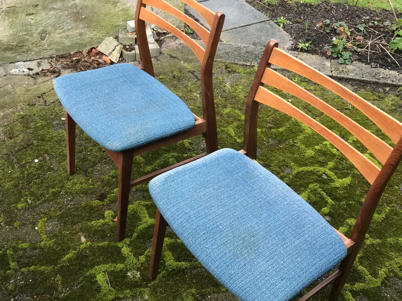 Billede 2 - Spisebordsstole teaktræ to stk 