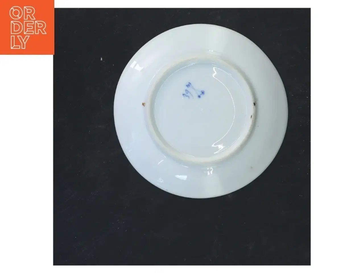 Billede 3 - Porcelæns tallerken, mussel malet (str. Ø 13 cm)