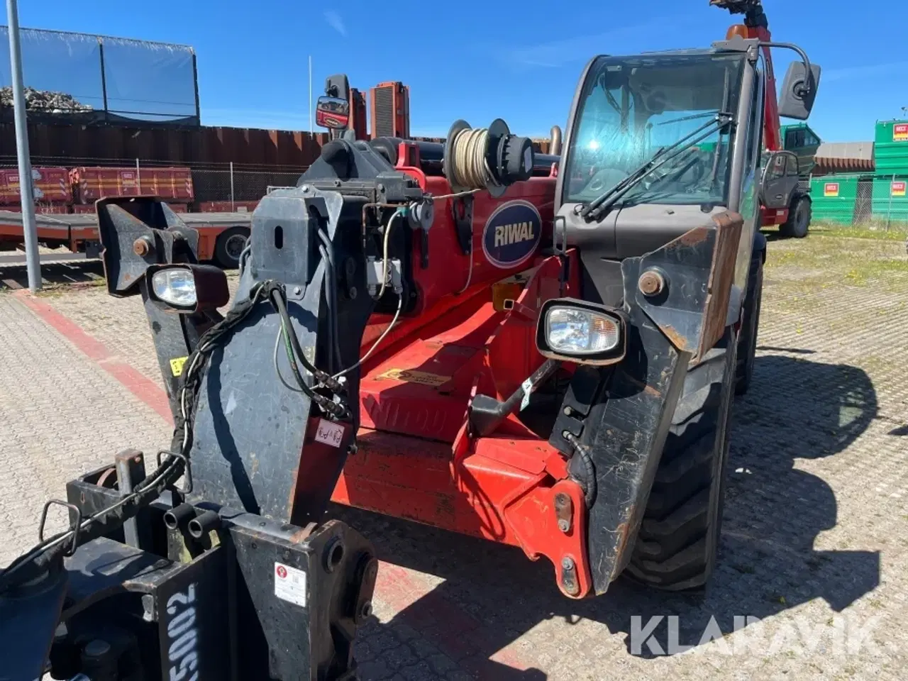 Billede 7 - Teleskoplæsser Manitou MT1440A ST3B med kurv pallegafler