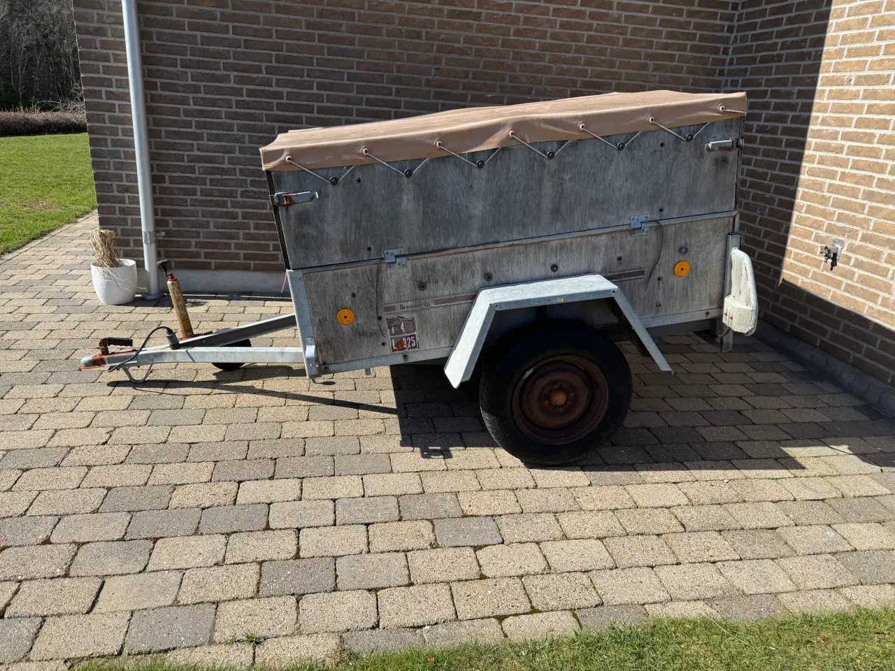 Billede 2 - Branderup trailer med høje sider