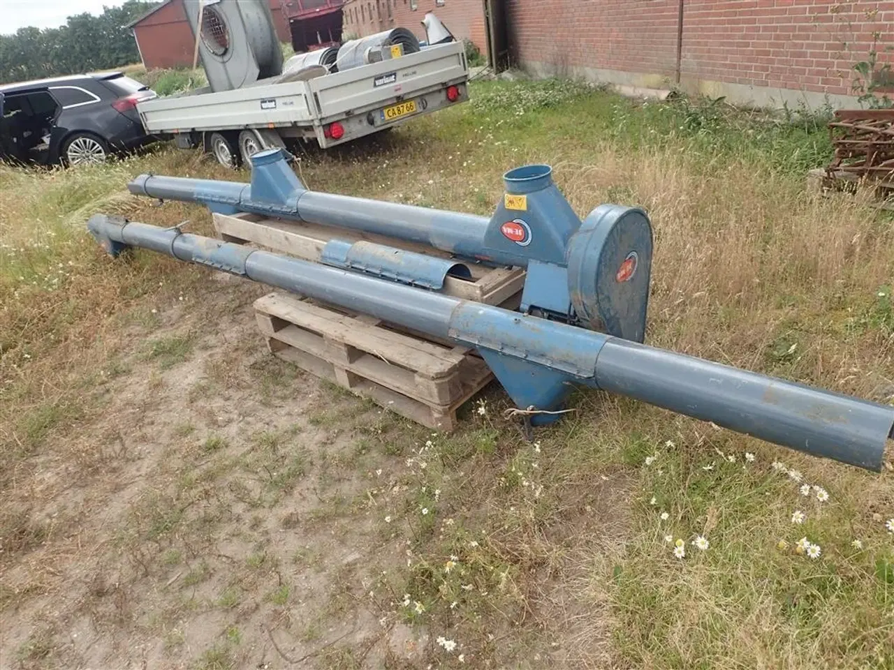 Billede 2 - Je-Ma 152mm rørsnegl, vandrat transport 8m