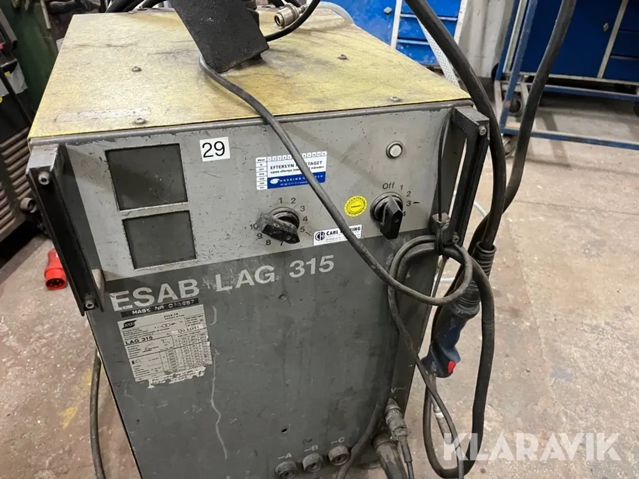 Billede 5 - Svejsemaskine Esab LAG 315
