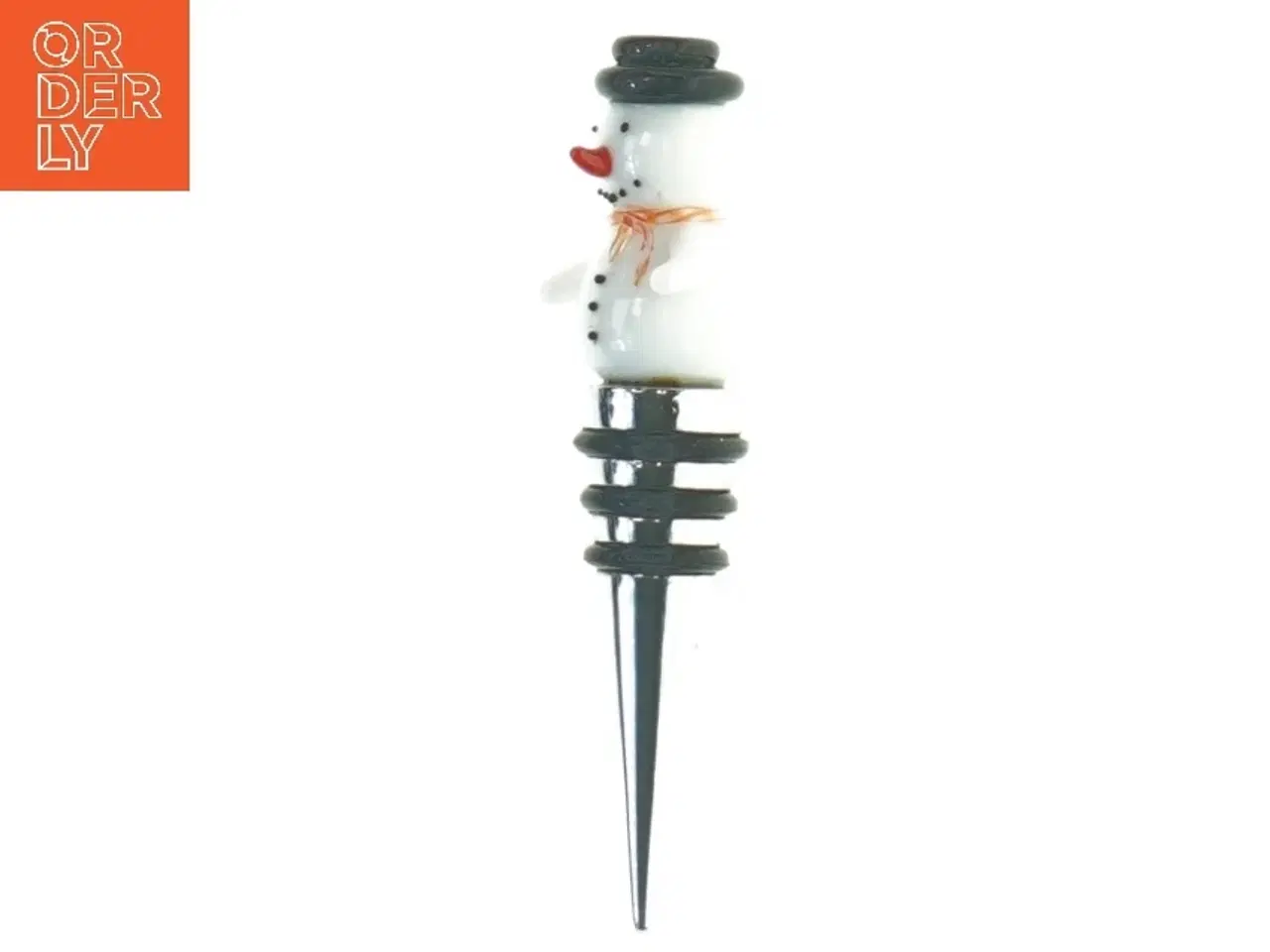 Billede 3 - Sneemand vinprop (str. 11 x 3 cm)