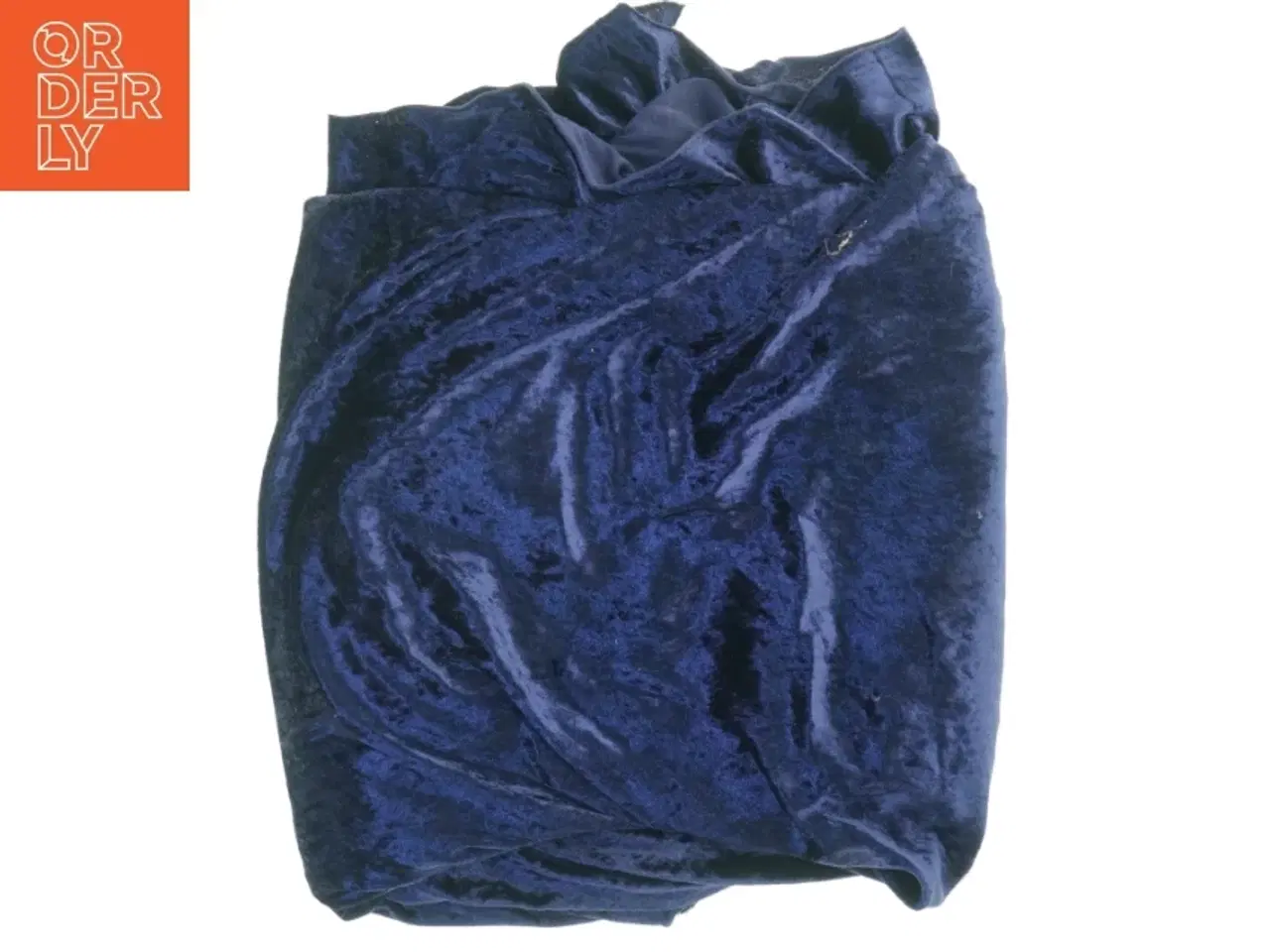 Billede 2 - Blåt nervøs velour (str. 233 x 163 cm)