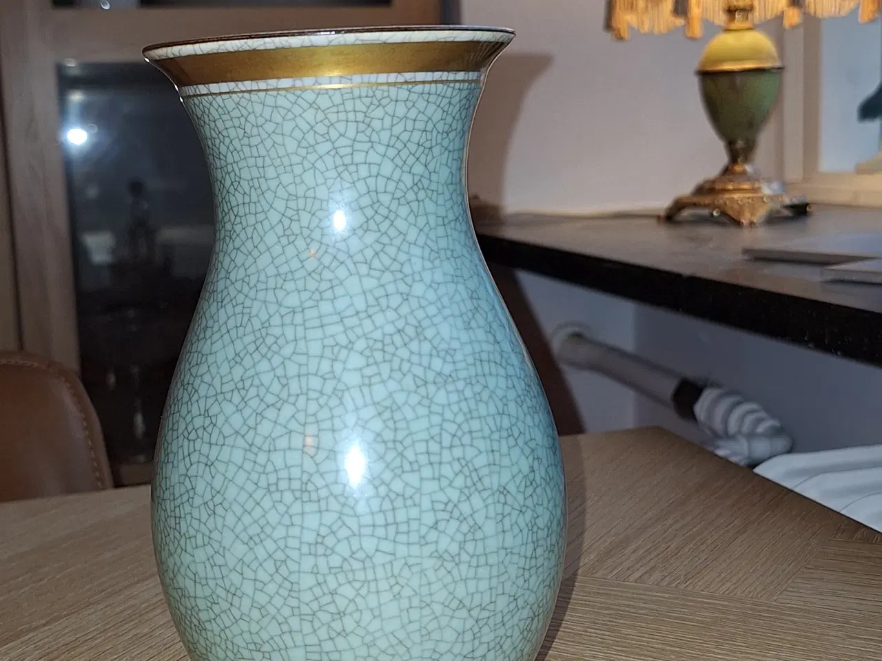 Billede 3 - Antik krakele vase