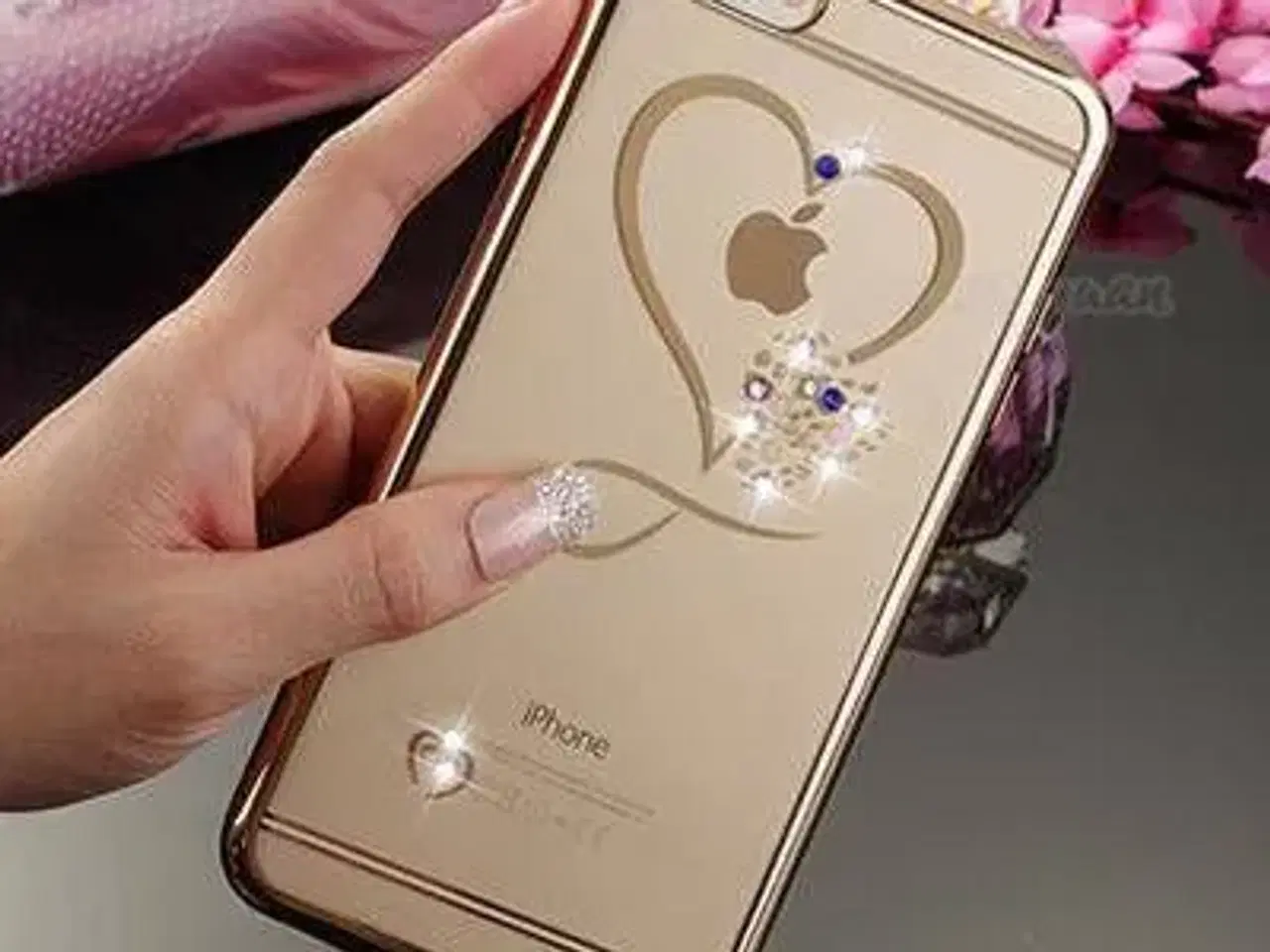 Billede 3 - Guld silikone cover iPhone 6 6s SE 2020 7 8 7+ 8+ 
