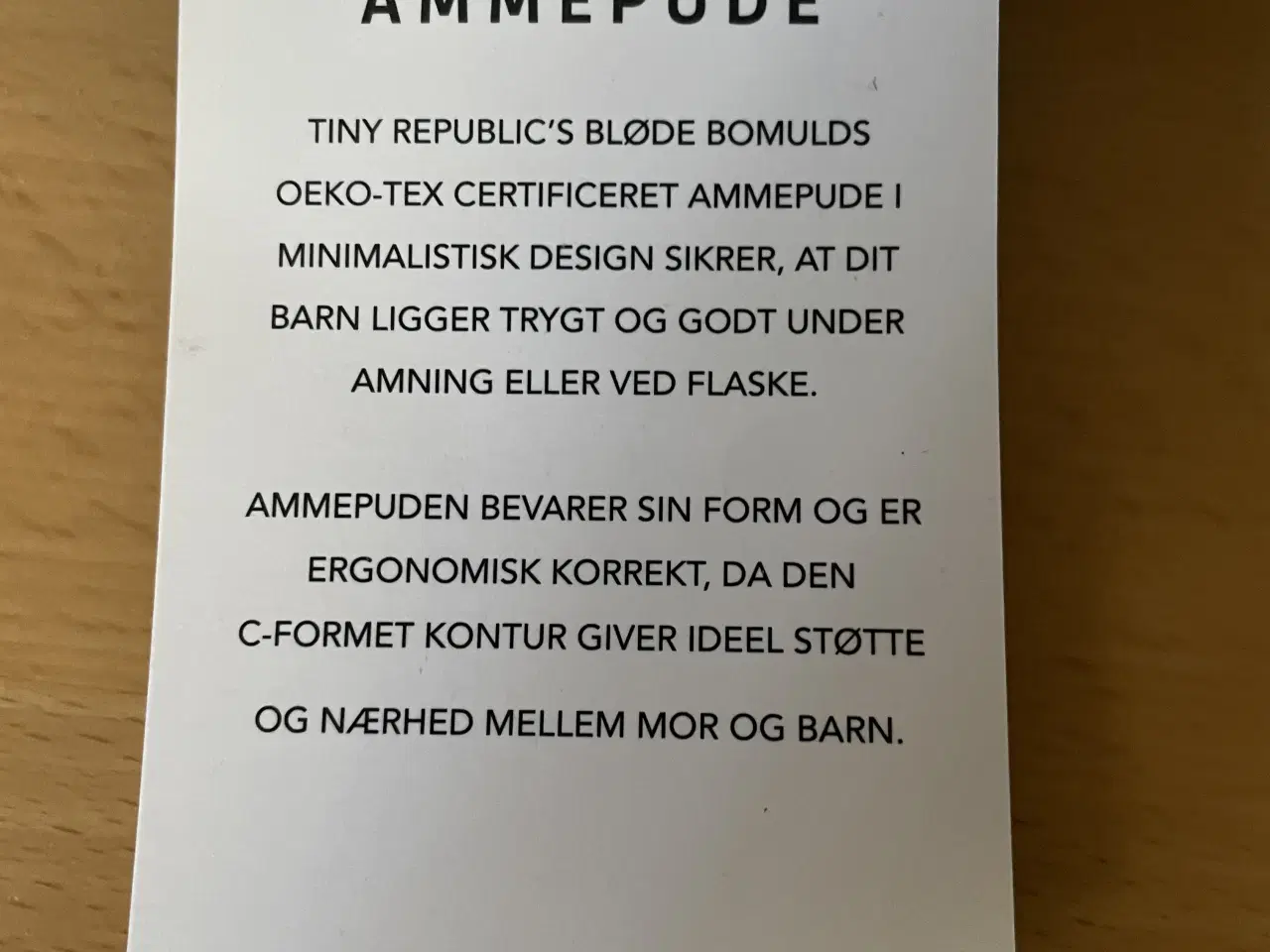 Billede 5 - Tiny Republic Ammepude c-form i bomuld betræk