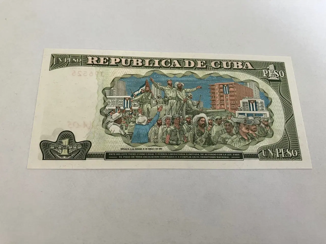 Billede 2 - 1 Peso Cuba 1995