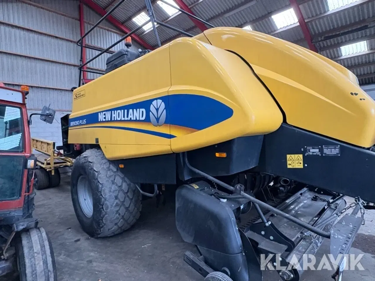 Billede 6 - Ballepresser New Holland BB9090 PLUS Med Vogn