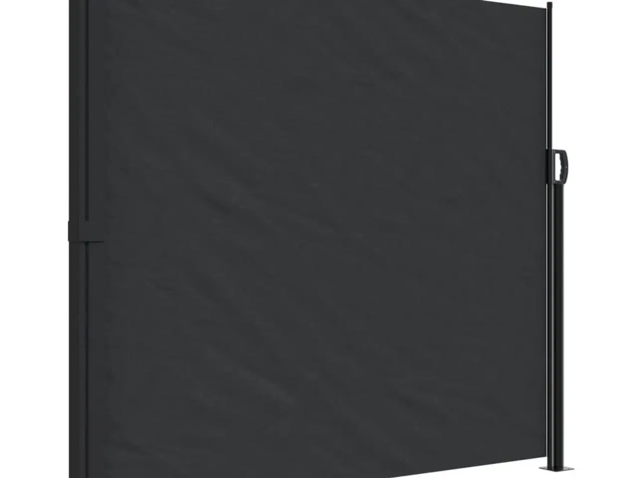 Billede 4 - Sidemarkise 180x300 cm sammenrullelig sort