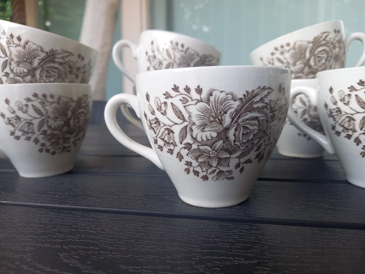 Billede 5 - Vintage Engelsk Te kopper "Jardiniere"