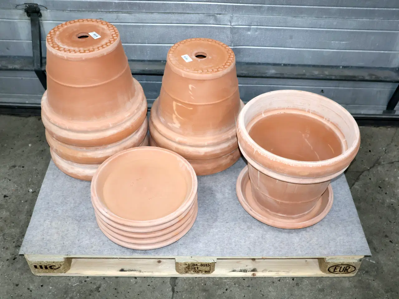 Billede 2 - 6 Stk Italienske Krukker Doppio Bordo m/underskåle