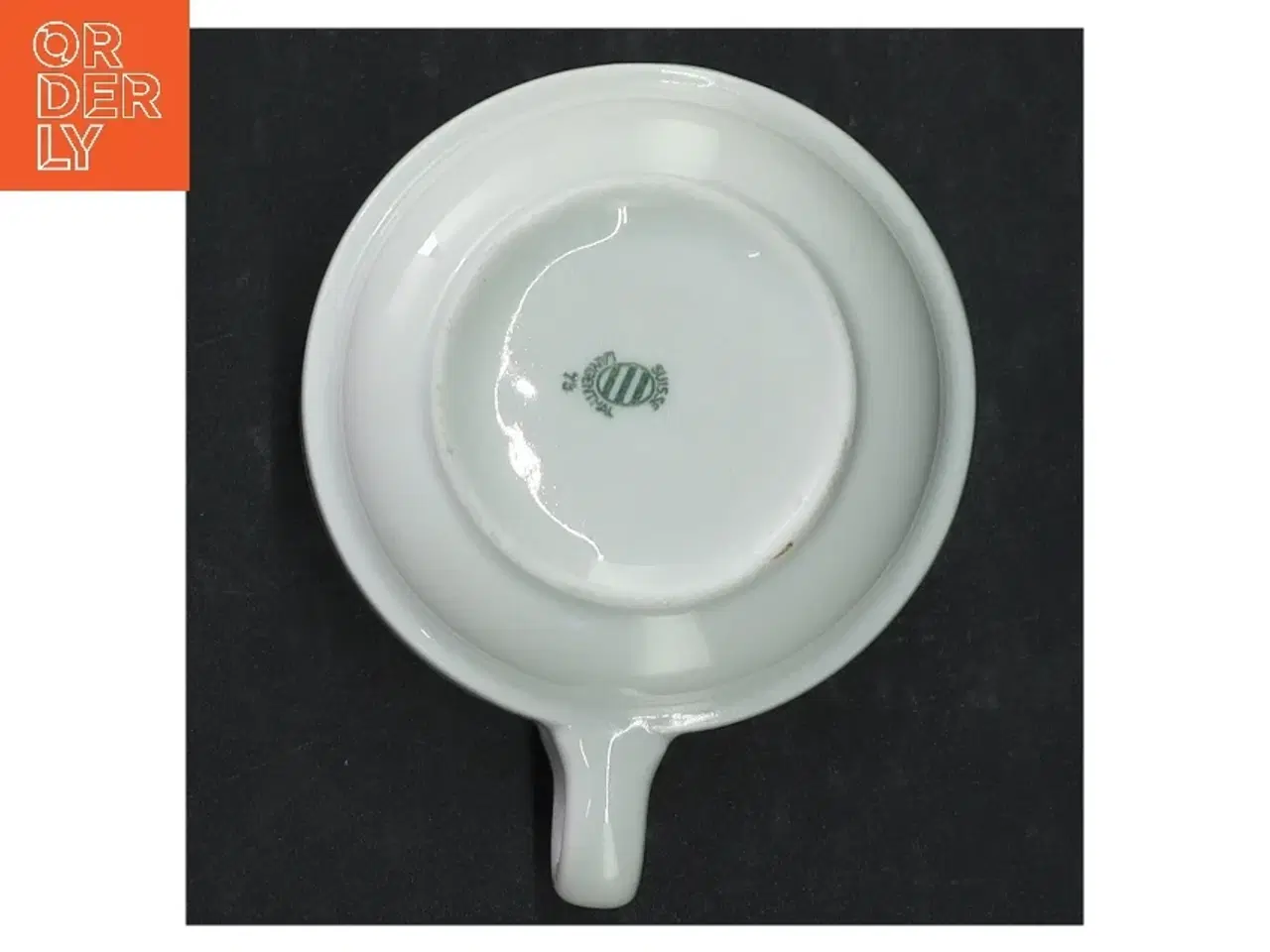 Billede 3 - Hvid porcelænskop med underkop fra Suisse Langenthal (str. Ø. 9 cm. h. 5,5 cm)