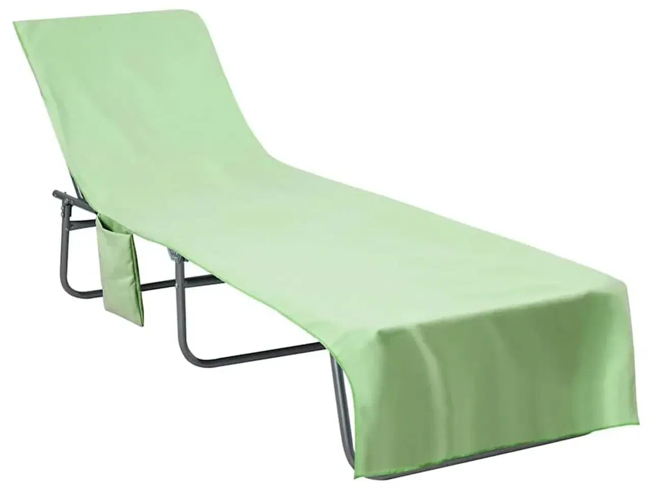 Billede 3 - Liggestols håndklæder 2 stk Grøn 210 x 75 cm