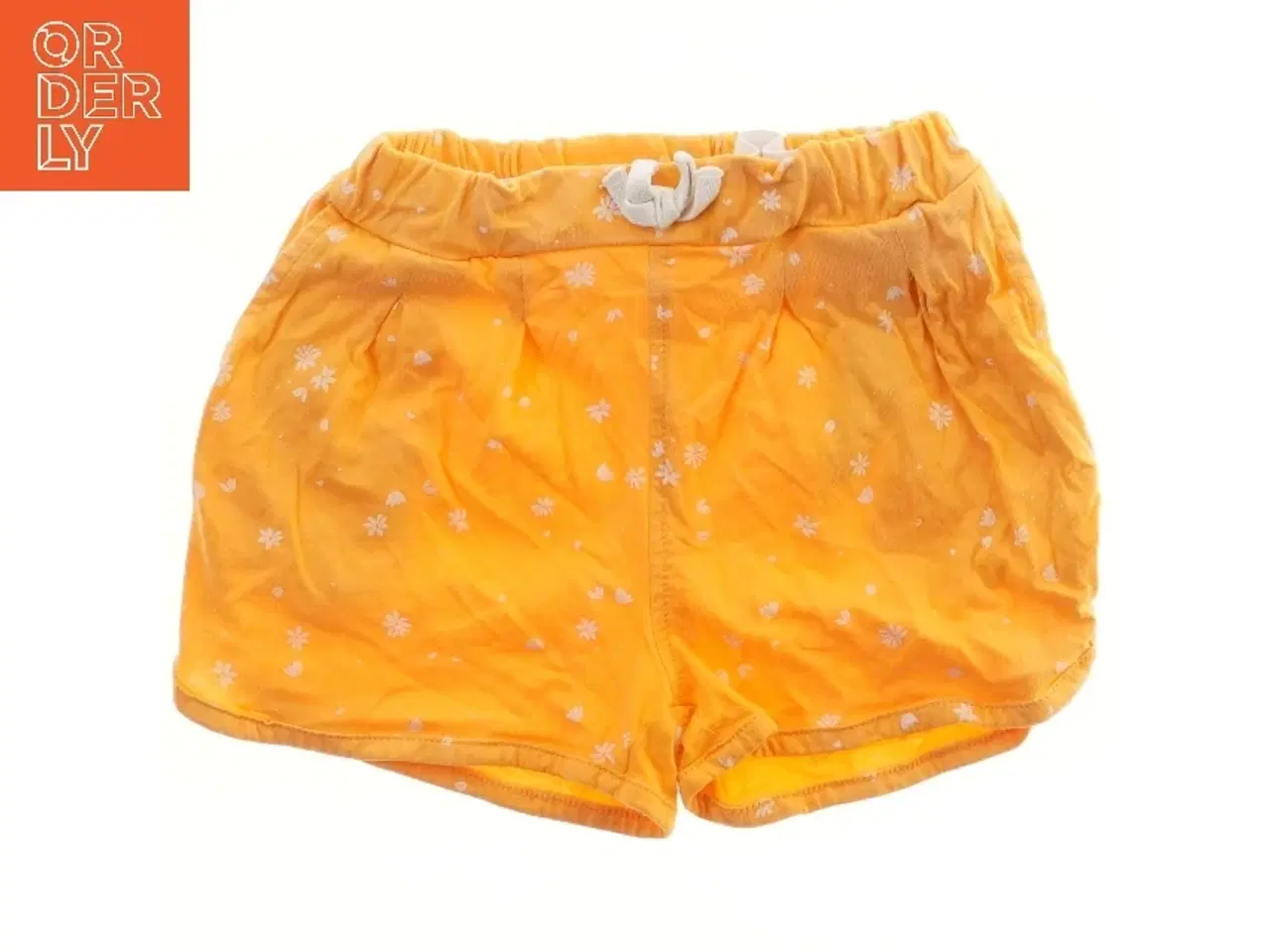 Billede 1 - Orange shorts med blomstermønster fra Name It (str. 98)