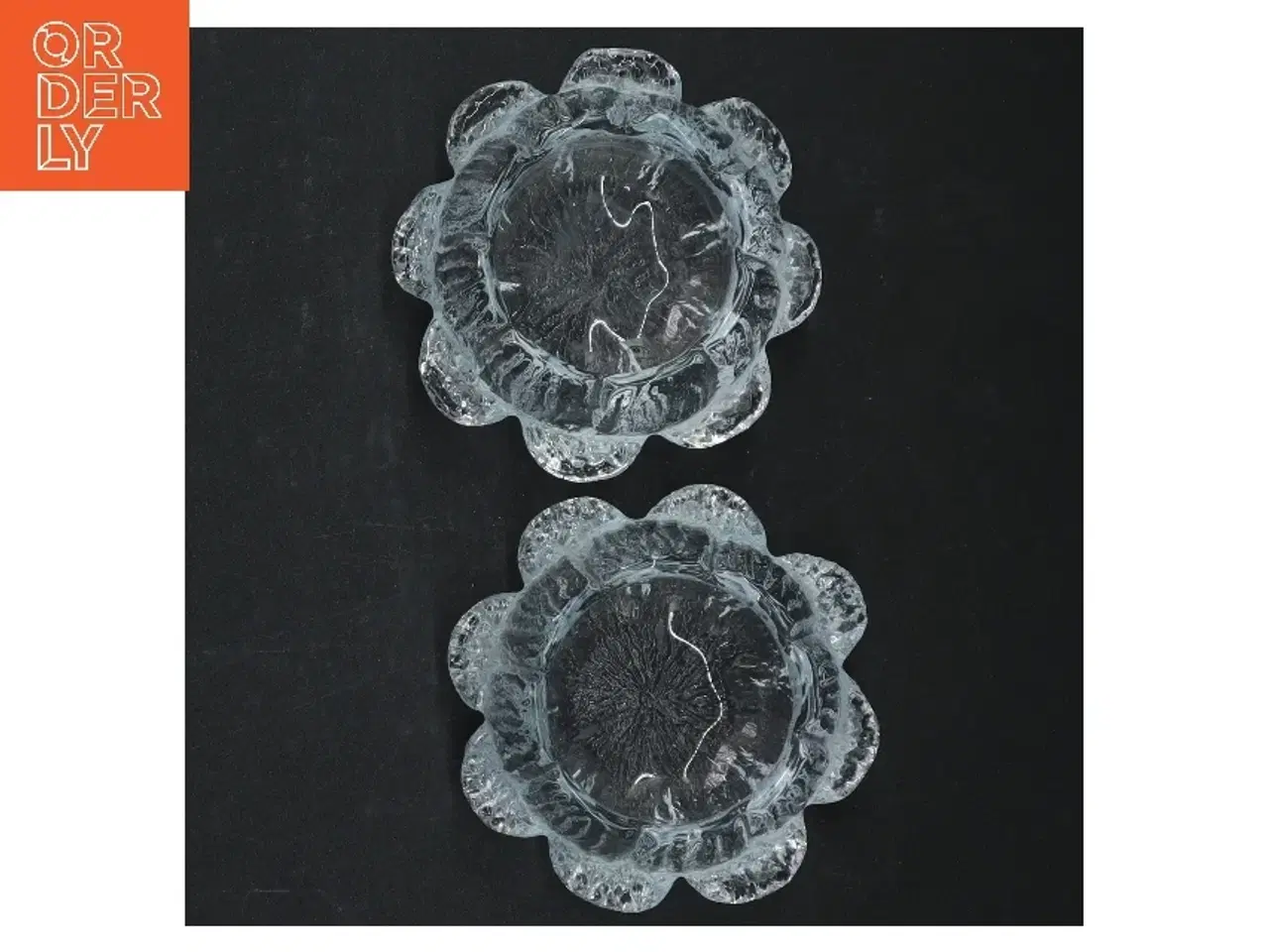 Billede 4 - Glas fyrfadsstager i blomsterform