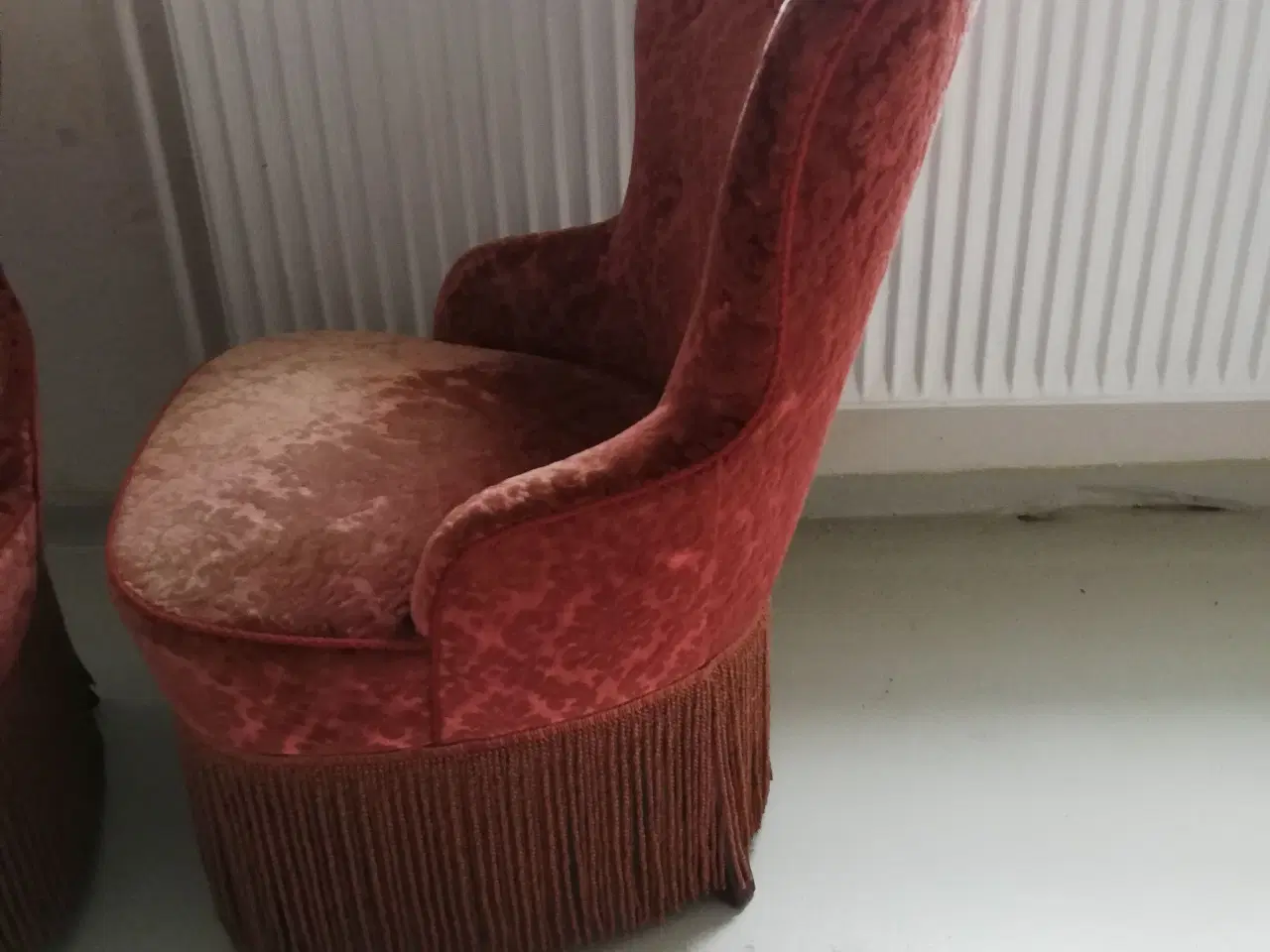 Billede 2 - salonstole betrukket velour