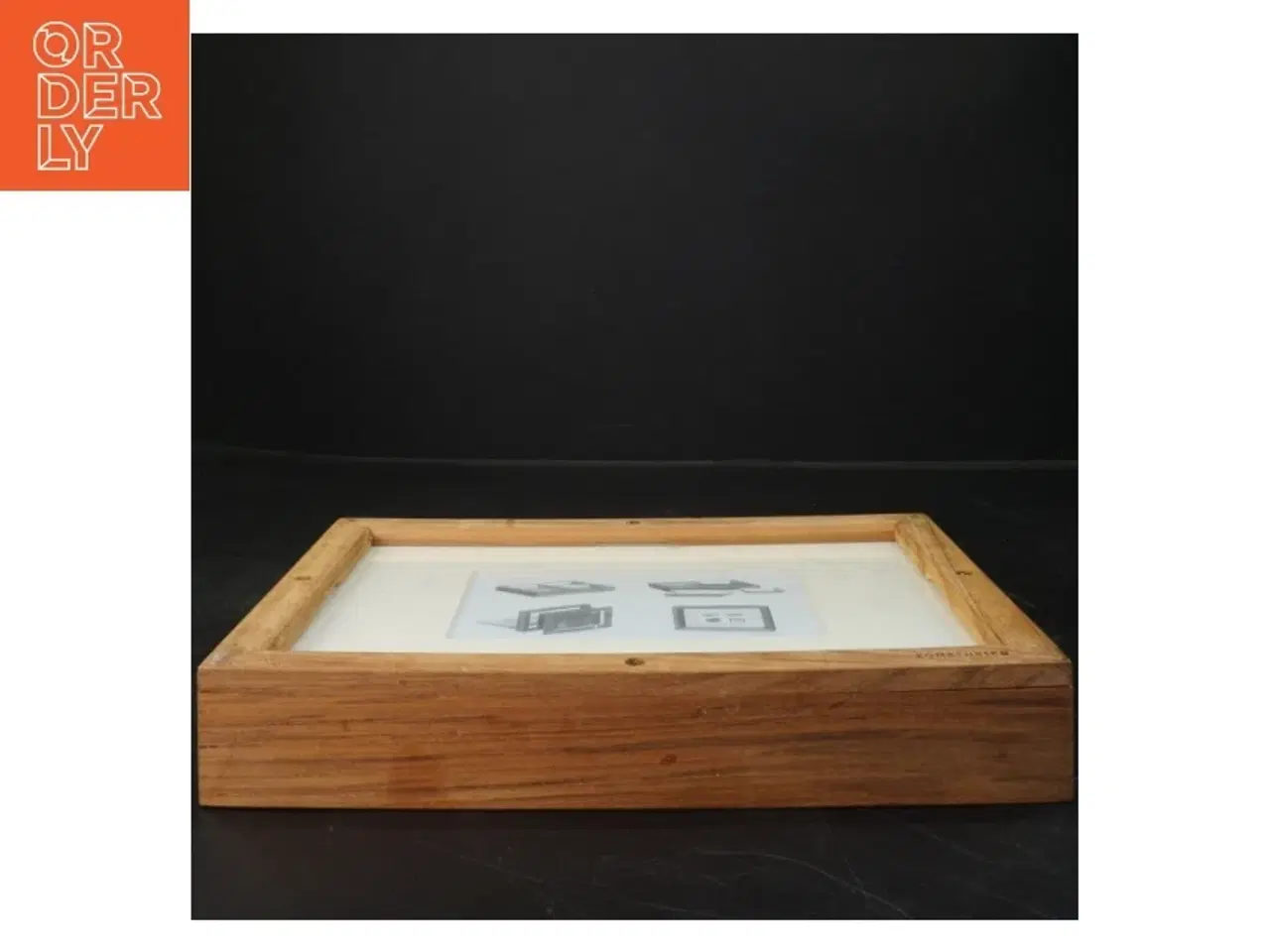Billede 2 - Sorteringsbakke i træ og glas fra Trip Trap (str. 29x21 cm)