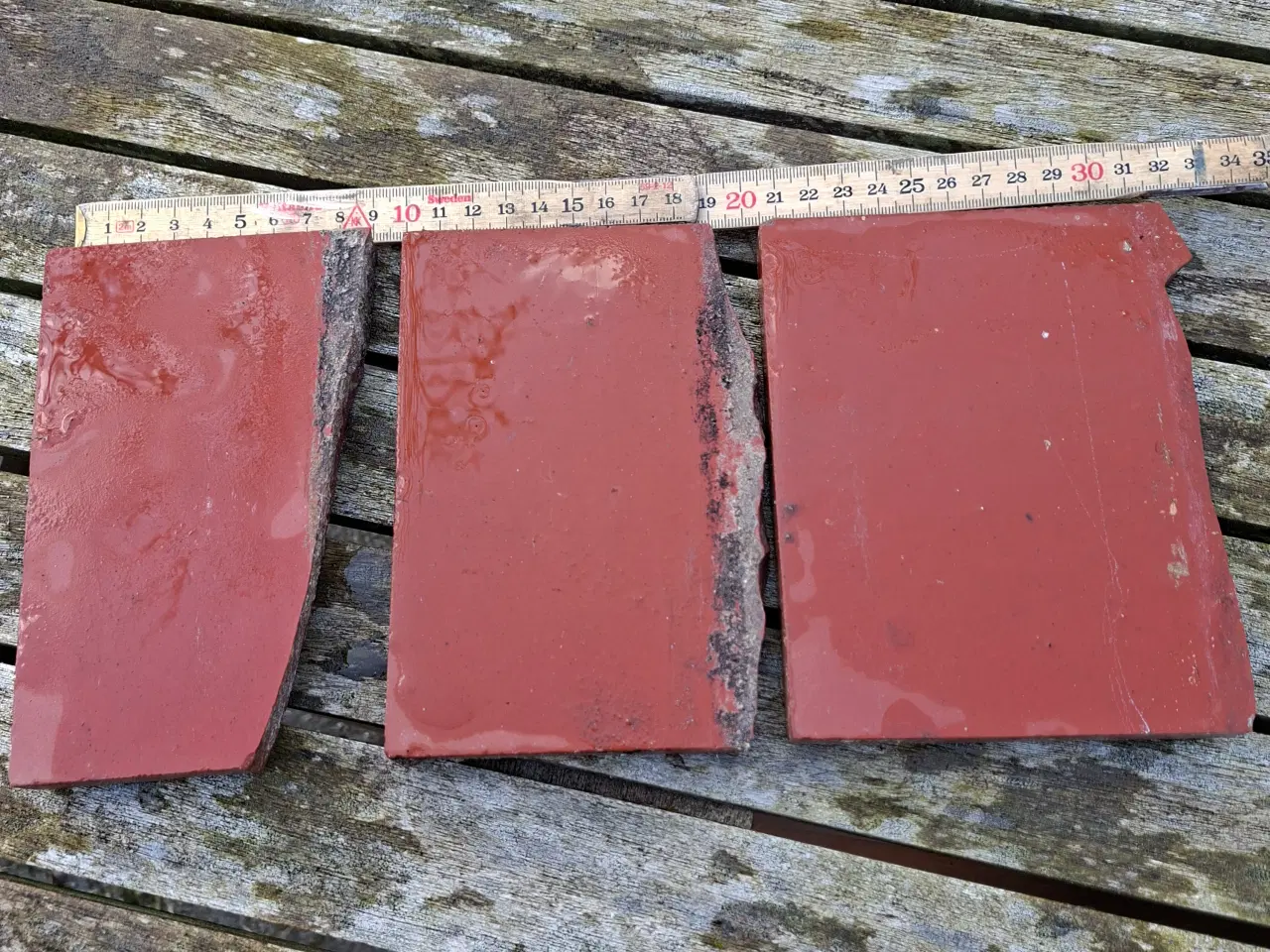 Billede 9 - Farvede klassiske Vintage klinker med mønster.