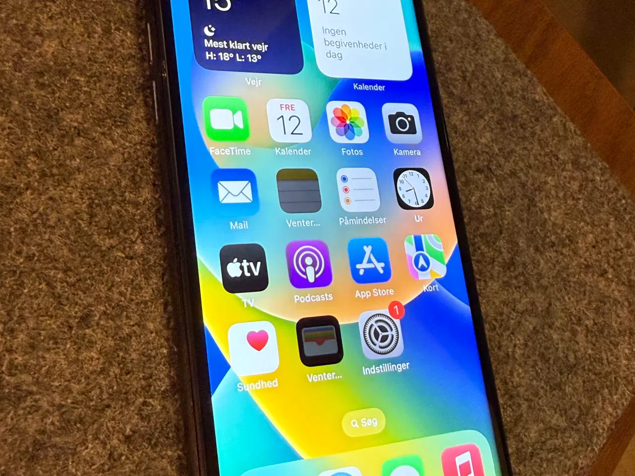 Billede 1 - Jeg sælger en iPhone X – 256GB i sort.
