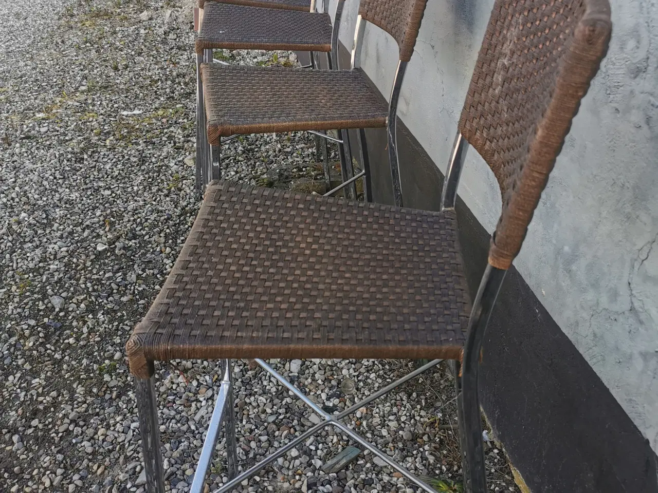 Billede 1 - 4 barstole i flet