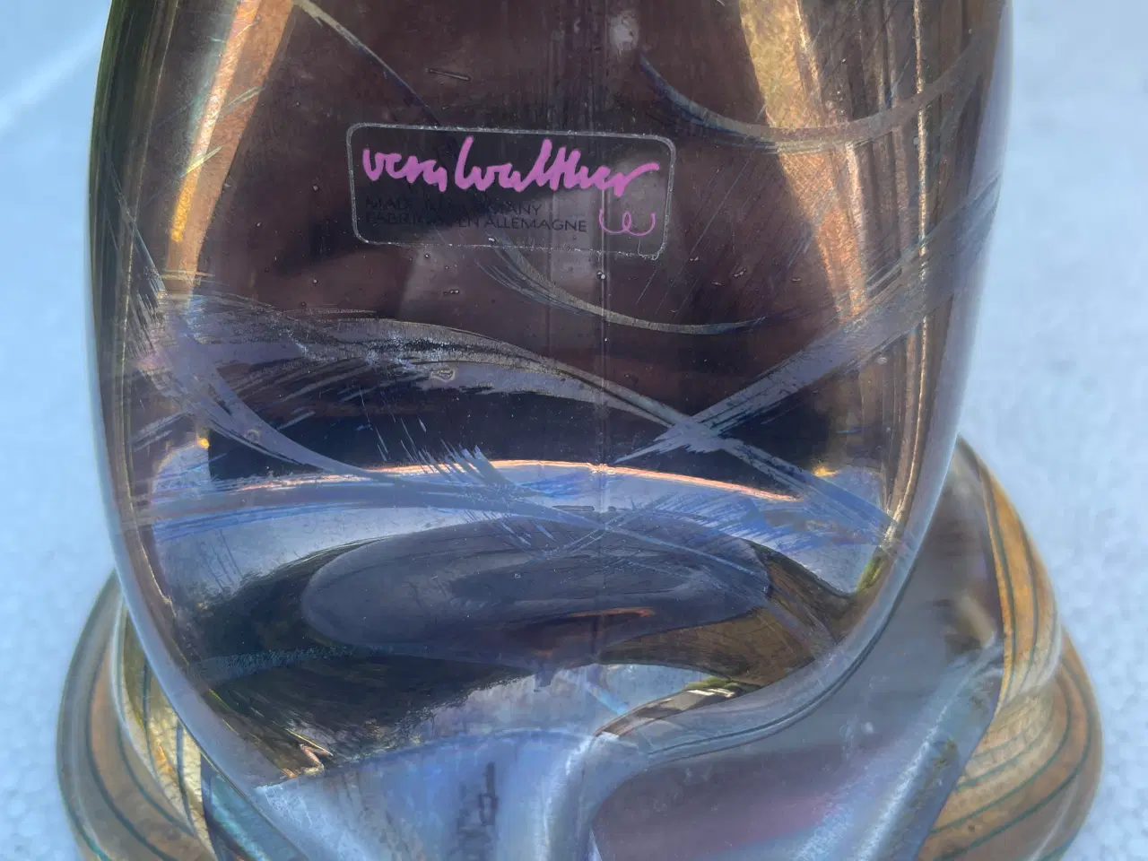 Billede 3 - Vase glasvase fra vera walther