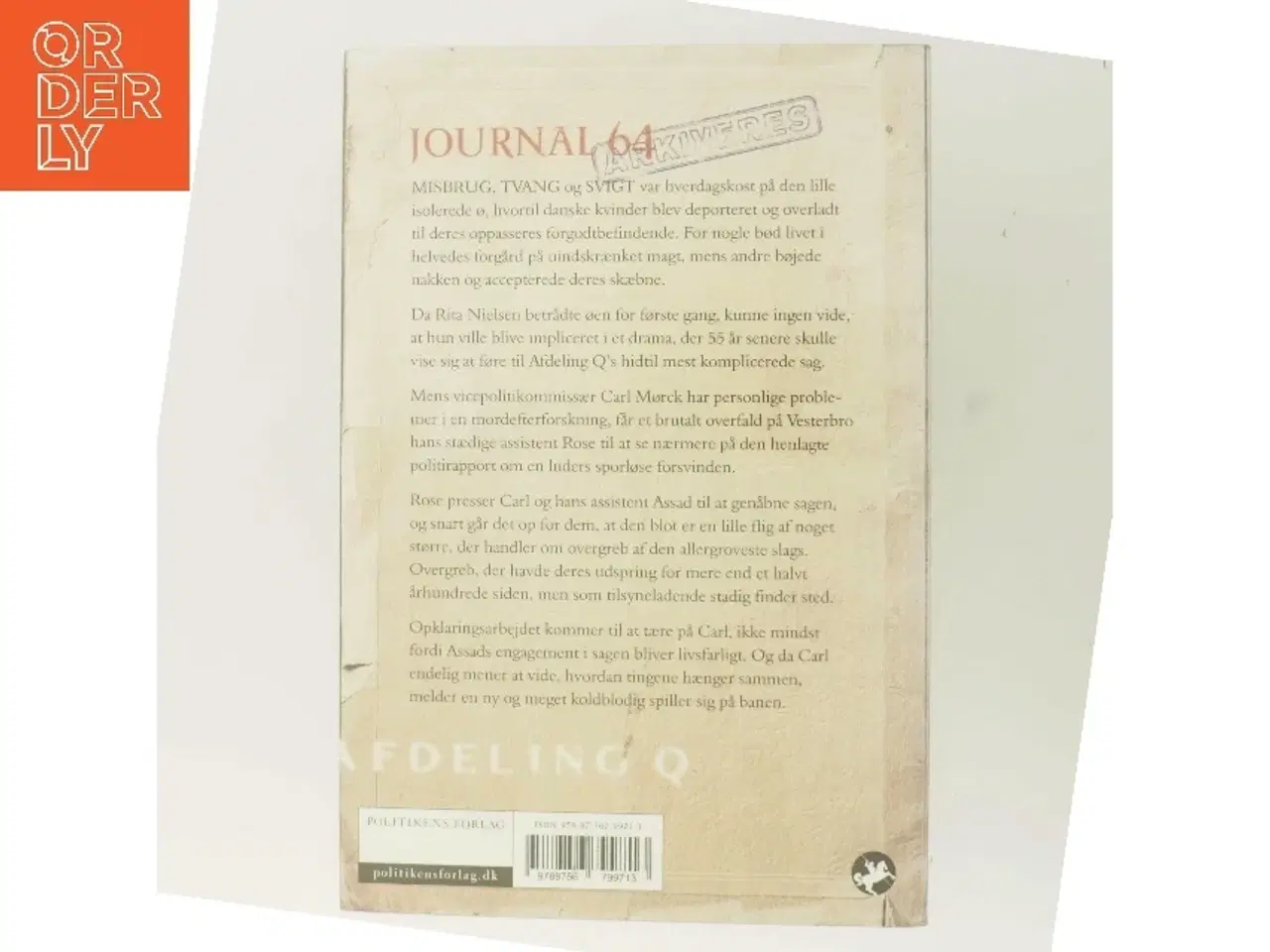 Billede 3 - Journal 64 af Jussi Adler-Olsen (Bog)