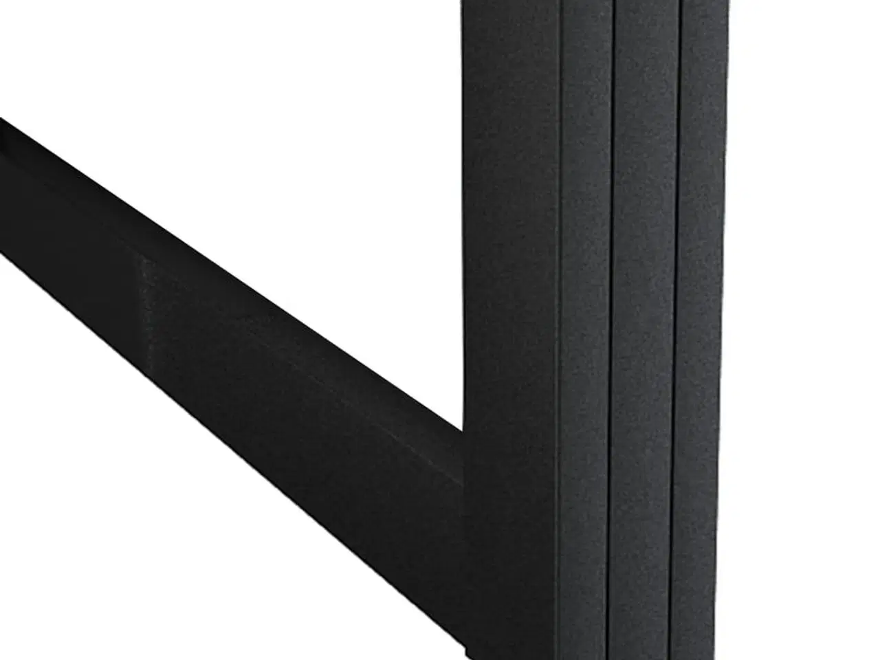 Billede 7 - Skydedør 102,5x205 cm aluminium og sikkerhedsglas sort