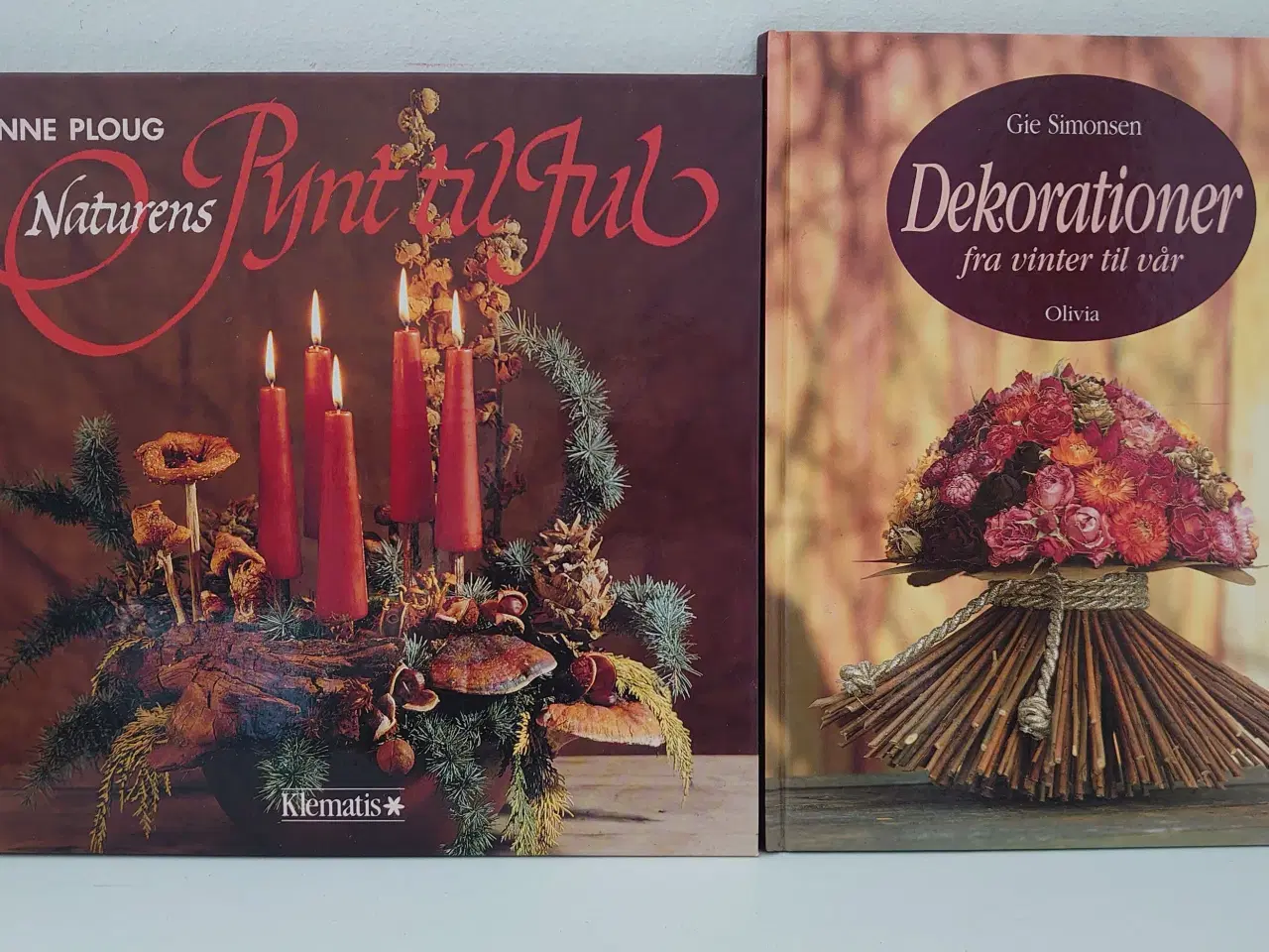 Billede 1 - 2 bøger: Naturens Pynt til Jul og Dekorationer .
