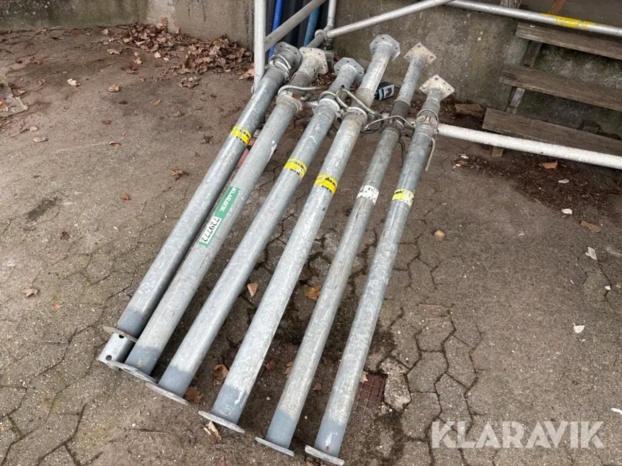 Billede 1 - Rørstøtter/soldater 7 styk Europlus 400EC